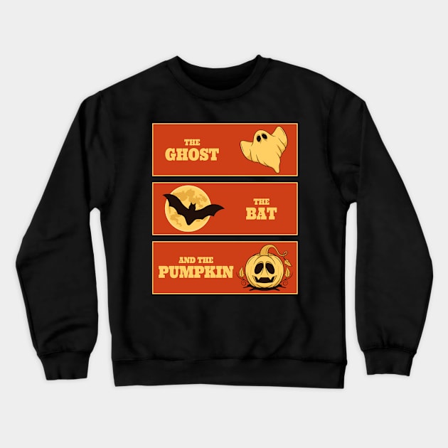 Funny Halloween Movie Parody Crewneck Sweatshirt by sqwear